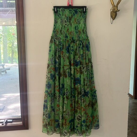 Alexis Roshan Smocked Maxi Skirt - Picture 2 of 5